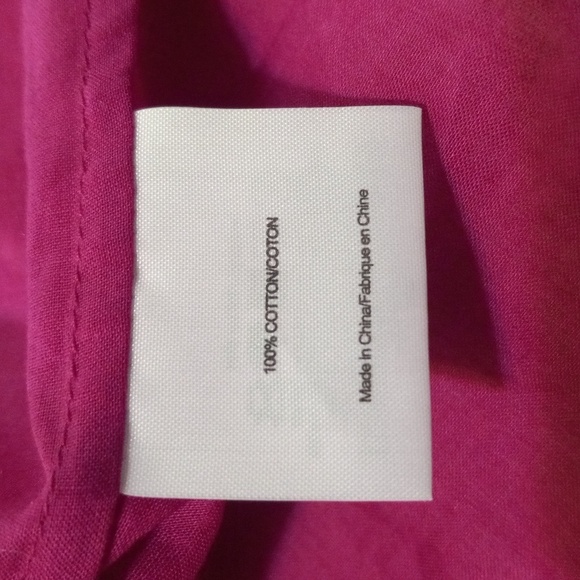 Tory Burch Brigitte Pink Purple Long Sleeve Roll Tab Button Up Blouse - Picture 9 of 14